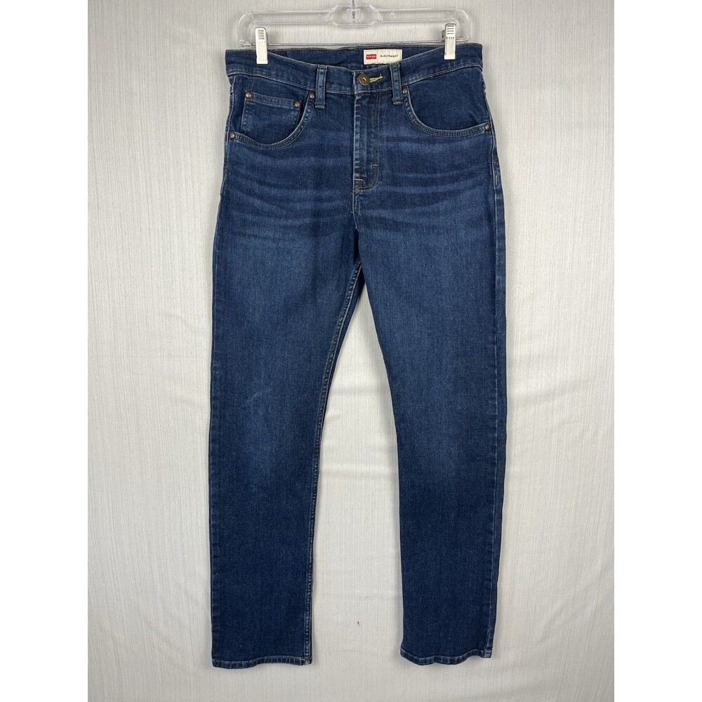 Wrangler Retro Slim Straight Jeans‎ Men’s 30x32 Dark Wash Stretch Denim Rodeo